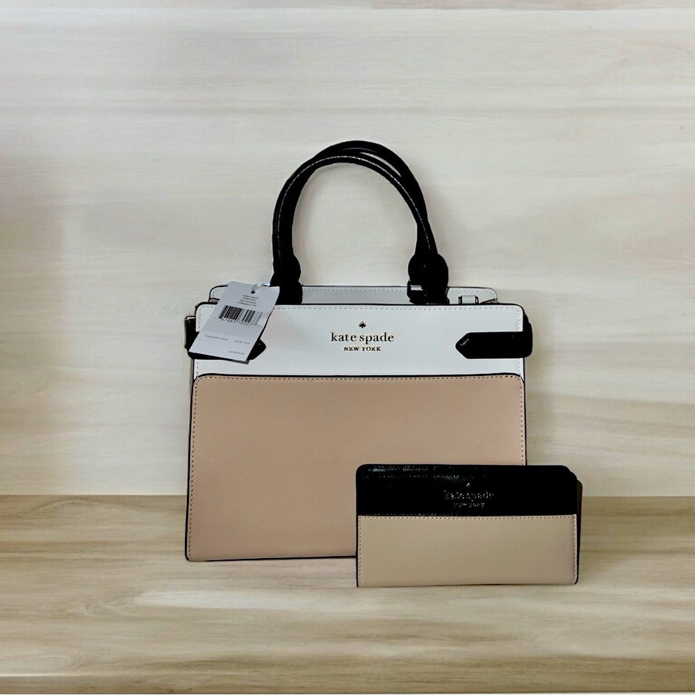 Creamy nude Kate spade bag. High quality leather-Closet essential Fashionpieces